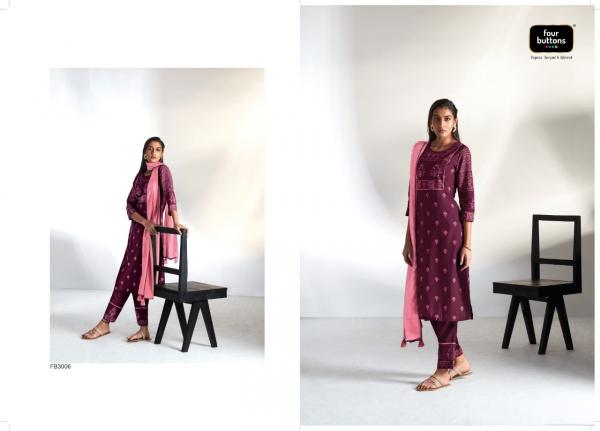 Four Bottons Meher 2 Fancy Viscose Designer Readymade Collection